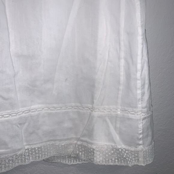 Anthropologie Sunday Best White Flutter Sleeve Shift Mini Dress - Picture 7 of 9